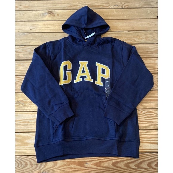 GAP Other - NWT Gap Logo Hoodie Sweatshirt Size XXL (14-16) Boy’s Navy